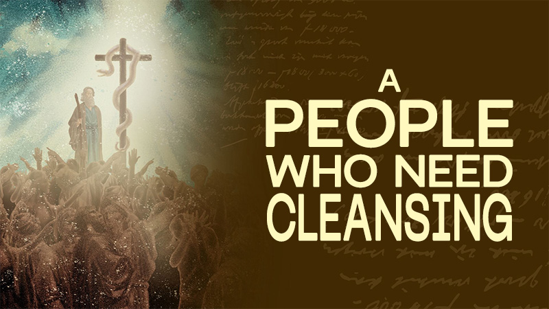 A People Who Need Cleansing title image for sermon from Gospel Light Christian Church.